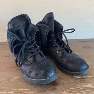 Roxy Combat Boots Size 10